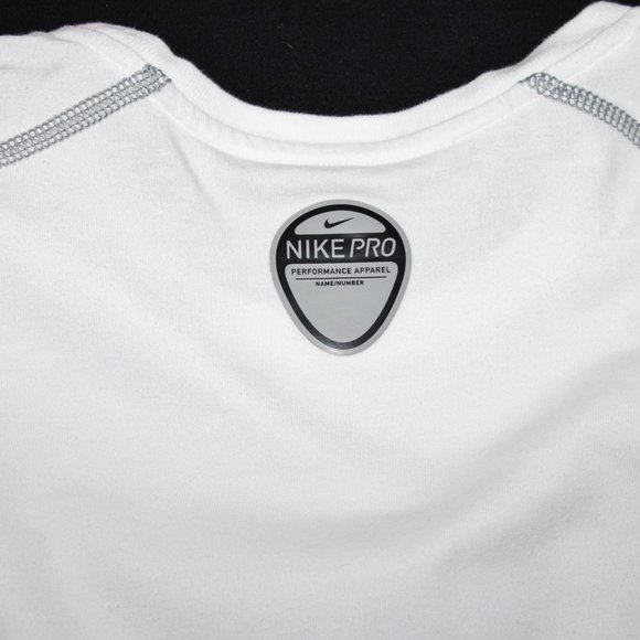 sold Nike Pro Dri-Fit Performance Apparel Cotton Stretch Long Sleeve Crew XL - Picture 7 of 10